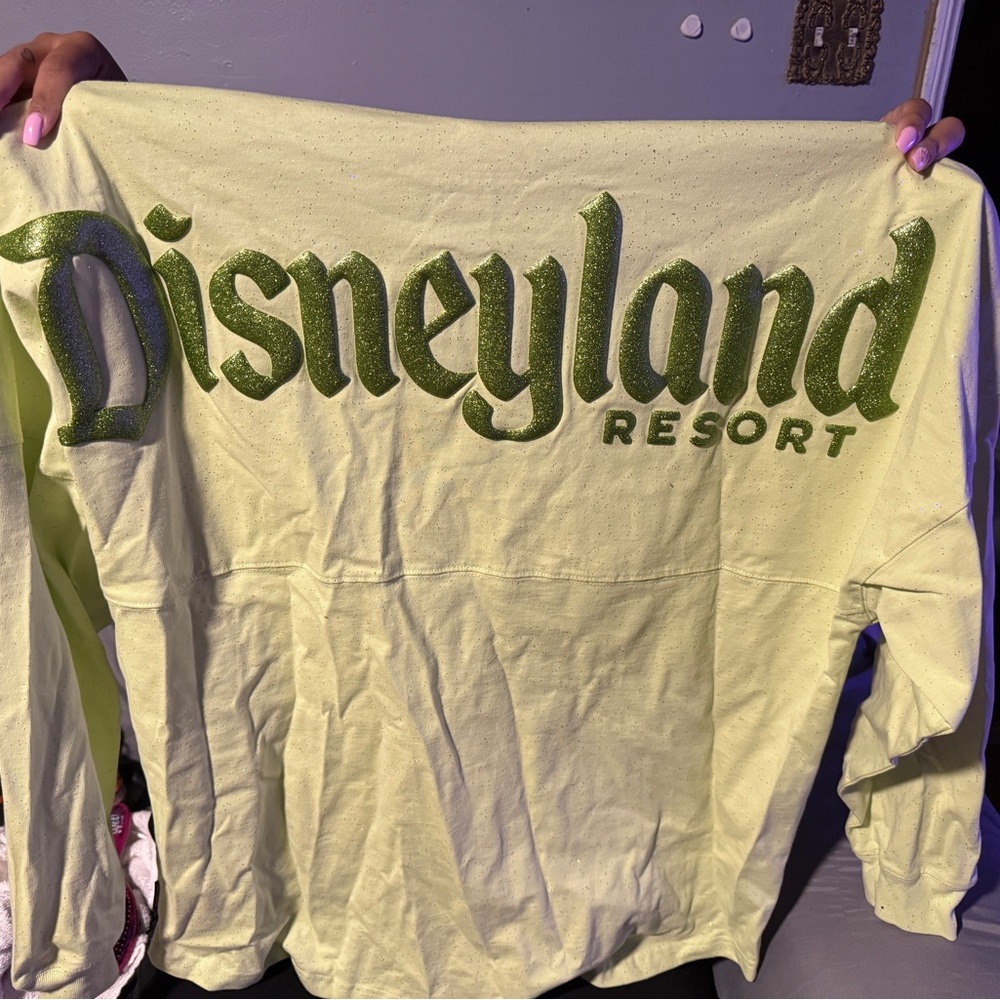 Disneyland Resort Lime Green Sweatshirt
